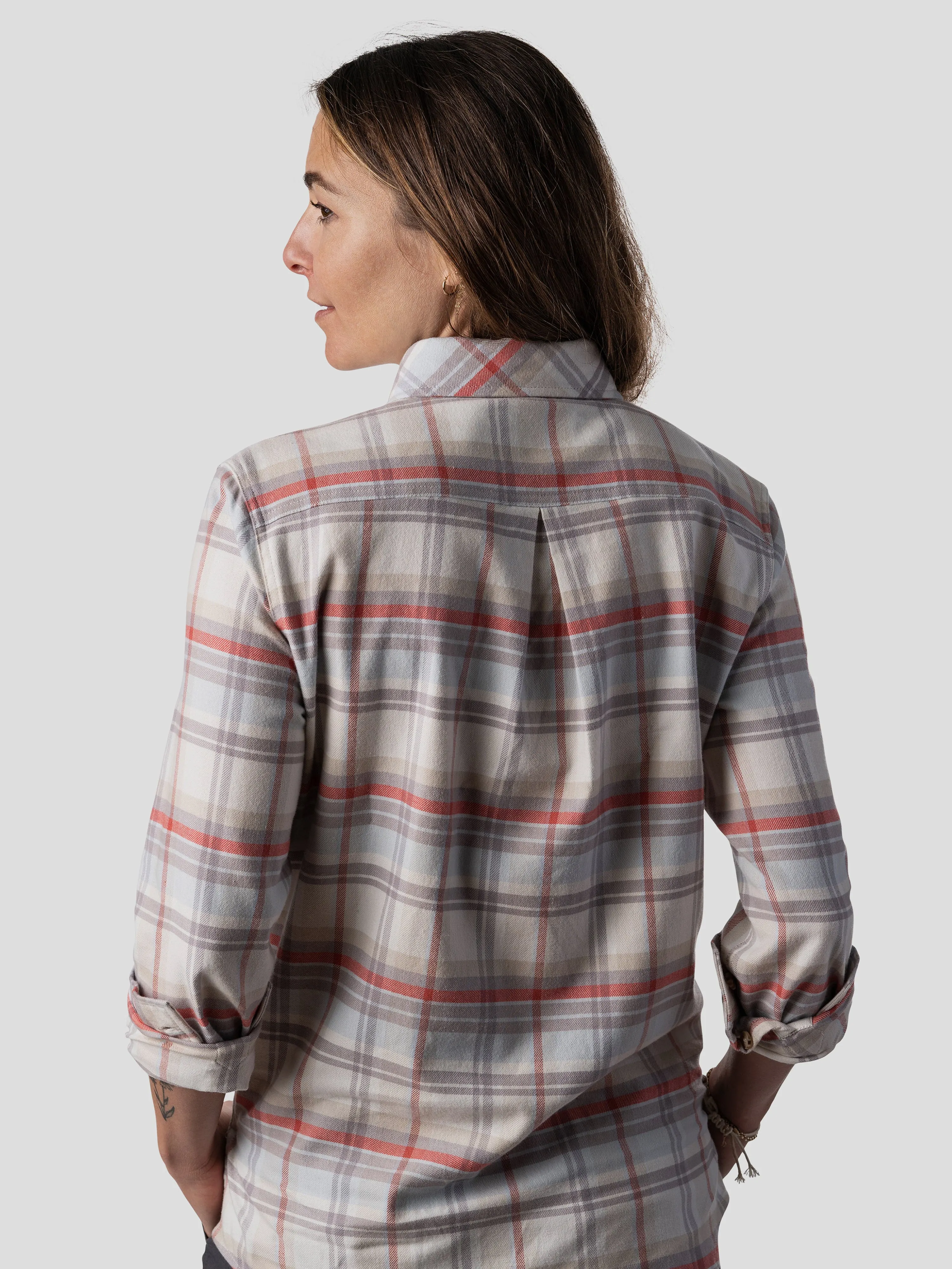 W's Trailhead Twill - Sanddollar Plaid