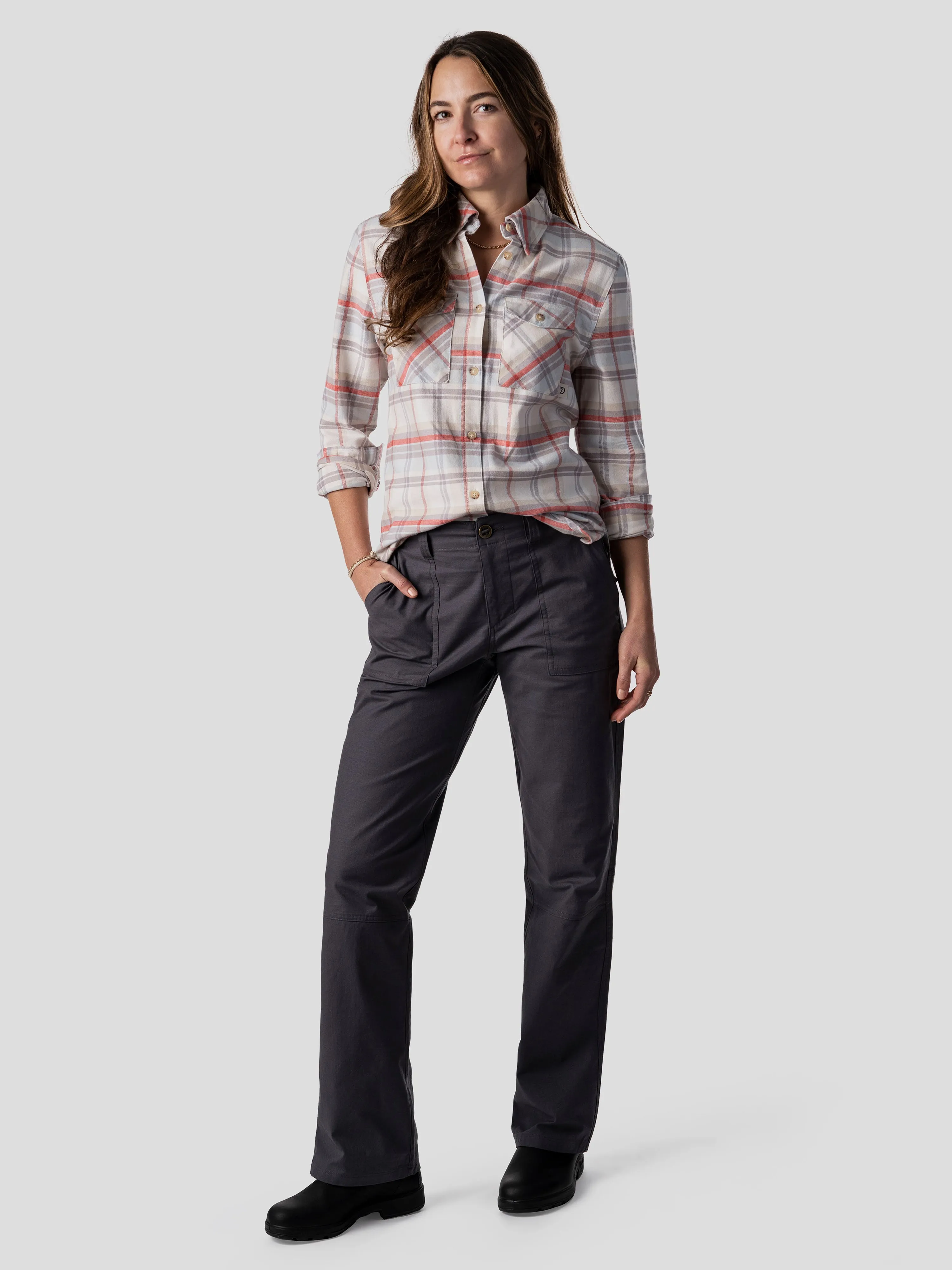 W's Trailhead Twill - Sanddollar Plaid